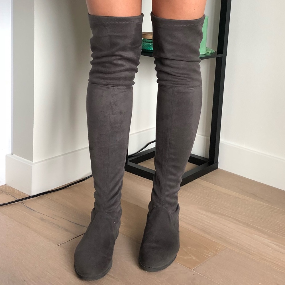 Over the Knee Suede Boots